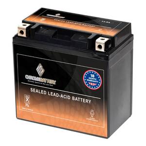 lot 2008 image: CB CHROMEBATTERY YTX14-BS 200CCA ATV Battery- Rechargeable, Factory sealed, Replacement for Honda TRX 500 420 450 350 300 Rubicon Foreman Rancher