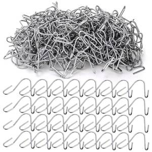 lot 2010 image: ZENFUN 250 Pcs T-Post Wire Clip Galvanized Steel Fence Clips, Convenient Pre-Cut Wire Ties, Rust Resistant T Post Fence Clips for Securing Wire Garden Farm Highway Sport Fences