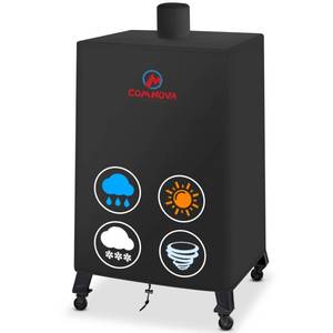 lot 1853 image: Comnova Vertical Smoker Cover for Pit Boss 4-5 - 7 Series - Premium Wood Pellet Smoker Cover for Pitboss 73550, 600D Smoke Cover for Pit Boss 4 Series, 5 Series, 7 Series, and Competition PBV5P2