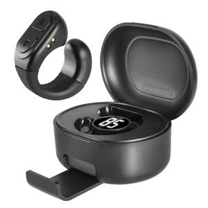 lot 2434 image: TUZTUALA Upgrade Scrolling Ring, Remote Control for TikTok, Bluetooth Ring Scroller with Stand, Bluetooth Camera Remote Compatible with iPhone, iPad, iOS Android Cell Phone-Black