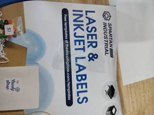lot 2485 image: Spartan Industrial Laser & Inkjet Labels