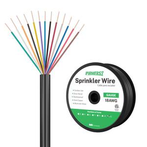 lot 3898 image: FIRMERST 1813 Solid Sprinkler Wire for up to 12 Valves System 100 Feet