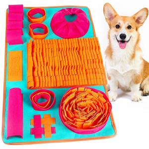 lot 4253 image: Vivifying Snuffle Mat for Dogs, Interactive Dog Enrichment Toys for Small Dogs and Cats Slow Eating and Keep Busy, Sniff Mat for Boredom and Mental Stimulation
