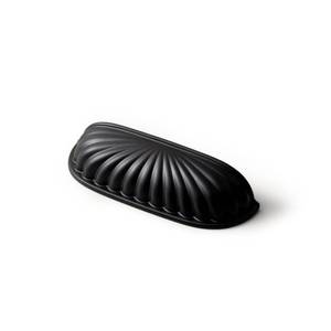 lot 4256 image: Goo-Ki Modern 3Hole Centers Matte Black Cabinet Pulls,Accessible Luxury Zinc Alloy Din Cup Cabinet Pulls with Mordern Style,6 Pack