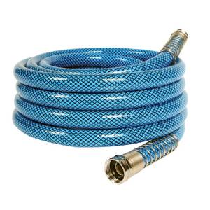 lot 2455 image: Camco TastePURE 25-Foot Premium Drinking Water Hose - Features a No-Kink Heavy-Duty Design with Machined Fittings for Extra Strength, 58 ID, and is Lead-Free, BPA-Free, and Phthalate-Free (22833)