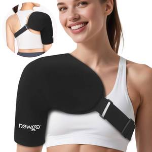 lot 4362 image: NEWGO Shoulder Ice Pack Wrap for Rotator Cuff and Arm, Cold Therapy Gel Wrap for Post Surgery Recovery, Swelling, Tendonitis with Flexible Fit for Men & Women
