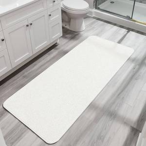 lot 5315 image: Bosap Bath Mat,Ultra Thin Bathroom Runner Rugs,Large Bath Mats for Bathroom,Quick Dry,Non-Slip,Machine Washable,Low Pile,Bath Rug,Shower Outside,Sink,Home Decor Accessories.Cream,2x5��24x60inch��