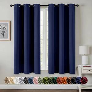 lot 5320 image: MIULEE Blackout Curtains for Bedroom Living Room 2 Panels, Thermal Insulated Room Darkening Drapes Grommet Noise Reducing Light Blocking Window Treatments 63 Inches Long 40x63 Inch Navy Blue
