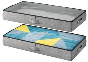 lot 9799 image: TidyCorner 2-Pack Under Bed Storage Containers, 4.5 Inches Tall Low Profile Underbed Clothes Storage Organizer Bin with Sturdy SidewallsBottom, Underbed Storage Bins 2 Storage Thin Bins