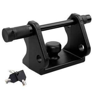 lot 9788 image: HQPASFY Trailer Hitch Lock, Trailer Coupler Lock with Pin, Heavy-Duty Coupler Lock Model Tl-33 Trailer Lock,Fits Over 2 to 2-516 Couplers - Black