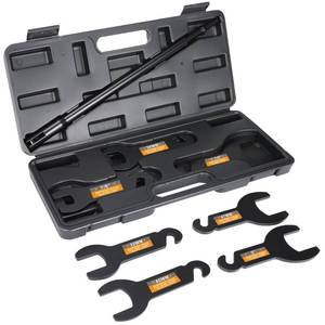 lot 13761 image: DenForste Pneumatic Fan Clutch Removal Tool Kit - 8pcs Clutch Fan Removal Tool Kit Compatible with Jeep, Ford, GM, Chrysler