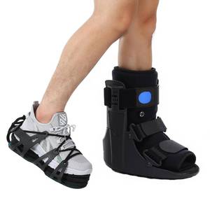 lot 13770 image: Floryexn Inflatable Walking Boot, Air Cam Walker Fracture Boot for Sprained Ankle, Short Air Walker Brace with Adjustable Shoe Lift Shoe Balancer for Broken Foot Achilles Tendon Injury (Small)