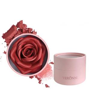 lot 14375 image: 3D Matte Blusher, Rose Makeup Flower Petal Blush for Cheeks, Natural Glowing Redness Long Lasting Buildable Color, Contouring and Brightening, Powder Blush as Festival Gifts (#01)