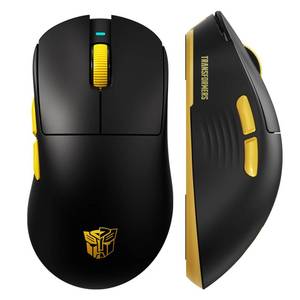 lot 12137 image: Transformers GM04 63g Lightweight Wireless Gaming Mouse, 12000 DPI, PAW3311 Sensor, 100h Battery Life, 2.4GUSB-CBluetooth Wireless Mouse with 5 Programmable Buttons for PCMacLaptop(Black)