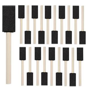 lot 14386 image: DMSVK 20 Pcs Foam Paint Brushes, 1 Sponge Paint Brush, Foam Brushes for Painting, Craft, Staining, Varnish, Touch Up