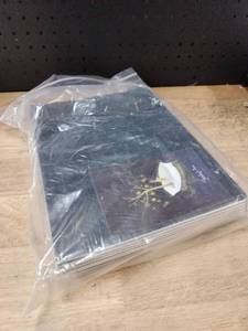 lot 14411 image: Labkiss 12 Pack Large Black Dot Grid Notebooks