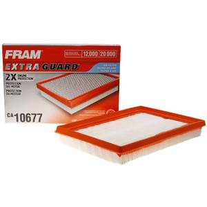 lot 14487 image: FRAM Extra Guard CA10677 Replacement Engine Air Filter for Select Lexus and Toyota Models, Provides Up to 12 Months or 12,000 Miles Filter Protection