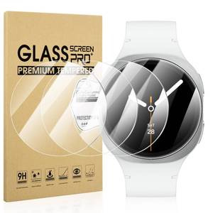 lot 14489 image: Suoman 4-Pack for Samsung Galaxy Watch 8 40mm Screen Protector,HD-Clear Hardness Tempered Glass Protective Film for Galaxy 40 mm Smartwatches Anti-Scratch