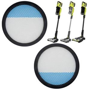 lot 14491 image: Aolleteau HEPA Filter Replacement for Ryobi 18V 1  Cordless Stick Vacuum PBLSV716K, PBLSV716B, PBLSV717K, PBLSV717B, PCL720K, PCL720, Compare to Part A32SV720N (2 Pack)