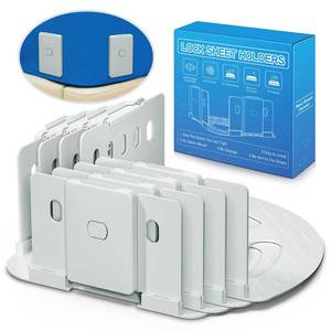 lot 17256 image: EDCREATY Bed Sheet Holders for Corners, New Upgrade Fitted Sheet Holder Keep Sheets Firm & Tight for Most MattressSheet Sizes, Bed Sheet Straps with Anti Locks, Bed Lock Sheet Holders 4PCS