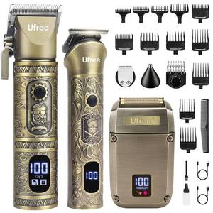 lot 19514 image: Ufree Beard Trimmer, Hair Clippers Mens Shaver Electric Razor, Hair Trimmer for Men Cordless Barber Clippers and Trimmers Set, Hair Cutting Kit for Men Grooming Gifts