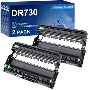 lot 19532 image: DR730 Compatible Drum Unit (Not Toner) Replacement for Brother DR-730(2 Pack) DR760 760 for HL-L2350DW HL-L2370DW HL-L2395DW HL-L2325DW MFC-L2750DW MFC-L2710DW L2690DW L2730DW DCP-L2550DW Printer