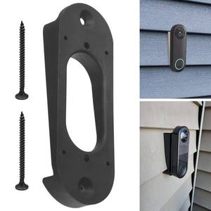 lot 20459 image: Doorbell 4 Standard Vinyl  Aluminum  Hardi Board  Cedar Siding Mount Compatible with REO-Link Doorbell WiFi Camera, Wedge Kit Design for Nest Wireless Doorbell - Keep The Doorbell Level (1 Screw Missing)