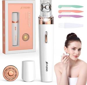 lot 20399 image: Epilator for Women, 2-in-1 Facial Hair Removal Epilator, Painless Designed Hair Remover with Built-in LED Light for Precision, Smooth Glide Hair Remover for Women Face Lips Chin Peach Fuzz