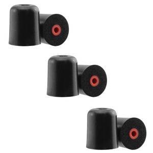 lot 10223 image: NANLANFAN Replacement Memory Foam Ear Tips for Etymotic, Walkers, ISOtunes PRO, Westone, Shure, Plugfones Earbuds, Ultimate Comfort, 3 Pairs (Black, M)