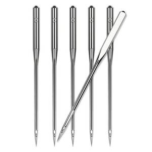 lot 10232 image: 50 Pcs Universal Size 9014 Sewing Machine Needles, Heavy Duty Sewing Machine Needles for Embroidery Leather Jeans, Compatible with Kind of Home Sewing Machine