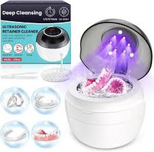lot 1826 image: Ultrasonic Retainer Cleaner with UV Light