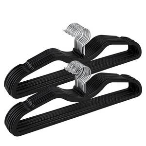 lot 1942 image: Plastic Hangers 20 Pack Ultra-Thin Space-Saving ABS 360° Swivel Hook Ideal for Closet Organization Fits Coats Shirts Dresses and More (20, Black)