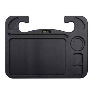 lot 1943 image: EcoNour 4 in 1 Car Steering Wheel Tray - 2026 Upgraded Tray with Dual Sauce Dip Holder and Tablet Holder  Spacious Steering Wheel Desk for Food and Laptop  Car Accessories (Large)