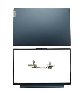 lot 1954 image: Wzqrps Replacement Laptop LCD Cover Back Rear Top Lid Hinges Front Bezel for Lenovo ideapad 5 15IIL05 15ARE05 15ITL05 5-15IIL05 5-15ARE05 5-15ITL05 5-15ALC05 5CB0X56073 5CB0Z31048 (Dark Blue)