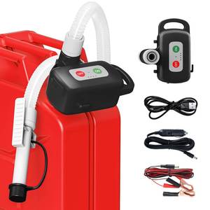 lot 1982 image: Rechargeable Fuel Transfer Pump with Auto Stop Sensor, Fast 3.2 GPM Flow Gas Can Pump Portable Fuel Pump, Lithium-Ion Battery Gas Transfer Pump for Gasoline, Oil, Diesel, Gifts for Men Fathers Day