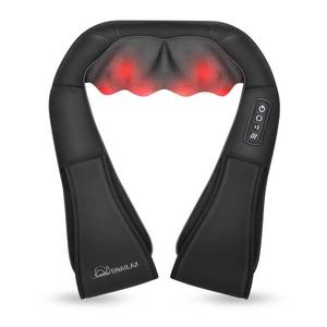 lot 1990 image: Snailax Shiatsu Neck and Shoulder Massager - Back Massager with Heat, Deep Kneading Electric Massage Pillow for Neck, Back, Shoulder,Foot,Body