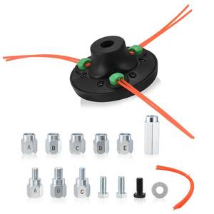 lot 2055 image: Envanptaz Universal Weed Eater Head, Fast Load Replacement String Trimmer Head with Bolts and Nuts - Weed Wacker Heads for Echo, Ego, Dewalt, Stihl, Husqvarna, Includes 12pcs 0.095in Trimmer Line