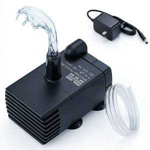 lot 2057 image: Automatic Small Sump Pump with Water Sensor, 5 FT Lift 55 GPH 115V230V Mini Condensate Pump with Float Switch, Water Removal for Dehumidifier, Air Conditioner, Ice Maker, Basement, Auto On Off