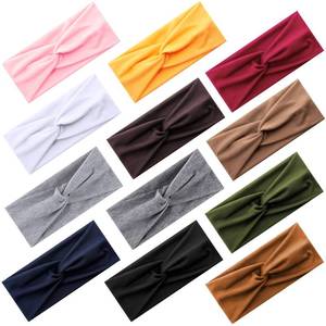 lot 2093 image: Tyfthui Headbands for Women, Fashionable Sports Hairbands, Elastic Wide Headbands Non Slip Workout Yoga Sport Headbands for Women (Color C)