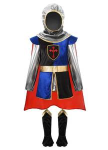 lot 2113 image: ReliBeauty Kids Knight Costume for Boys and Girls,7-8140