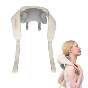 lot 3921 image: HELPHIER Neck Massager with Heat, Shiatsu 4D Deep Tissue Kneading Massager for Neck, Shoulder and Traps, Birthday Gifts for Husband, Wife, Mom, Dad, Women and Man