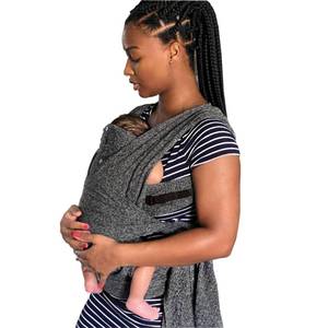 lot 4024 image: Boppy ComfyFit Adjustable Baby Carrier, 8-35lbs, Heathered Gray, Hybrid Carrier, Newborn to Toddler with Adjustable Straps and Comfort of A Baby Wrap