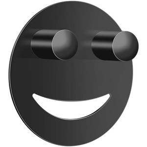 lot 4040 image: Yoshiky Stainless Steel Smiley Face Sponge Holder, Silver Sink Caddy Organizer Storage with Suction Cup for Kitchen, Kitchen Accessories Decor Scrubber-Black