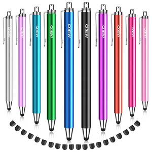 lot 4051 image: Stylus Pens for Touchscreens,MEKO 10 Pack Thin Rubber Tip Stylus Replaceable Tip Feature Bundle W 20 Pcs Replacement Tips for iPad iPhone Tablets SmartphoneandAll Touch Screen Devices(10 Stylus20Tips)