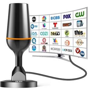 lot 4427 image: TV Antenna for Local Channels Indoor, 4K HD Digital Antenna for Smart TV Indoor with Magnetic Base, No Cable Needed - 8.2ft Cable, Long Range - Support HDTVs with Built-in Tuner
