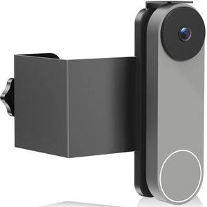 lot 4458 image: Anti-Theft Mount Compatible with Google Nest Doorbell (Battery), No Drill Adjustable Mounting Bracket Holder Accessories for Apartment Rentals, Enhanced Protection Doorbell Mount Bracket