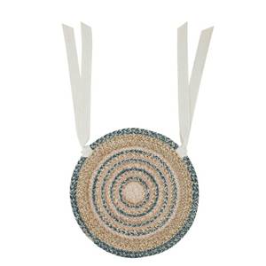 lot 5363 image: VHC Brands Kaila Jute Chair Pad 15 inch Diameter