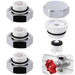 lot 6056 image: Nkiy Quen 4 Pack Vacuum Breakers Outside Faucet, Stainless Steel Vacuum Breaker Repair Kit Vac-Vbk-X1B, Vacuum Breaker Replacement for Traditional Anti Siphon Frost Free Sillcock Valves