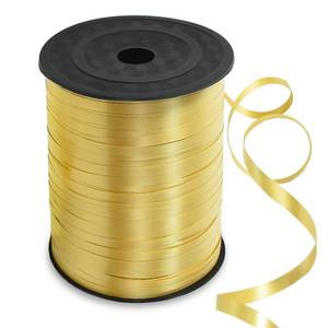 lot 6144 image: TONIFUL 500 Yards Curling Ribbon-Balloon Ribbon-Balloon String for ArtandCraft Decor,Gift Wrapping,Ribbons and Bows for Graduation Christmas New Year Birthday Gifts Supplies (Gold)