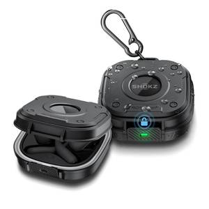 lot 6152 image: PROfezzion for Shokz OpenFit 2 Case Cover, Heavy Duty Hard Shell Lock Case with Full Coverage and Secure Locking Latch for Shokz OpenFit 2 Plus Open-Ear Headphones (Not for The OpenFit 1 and Open Air)